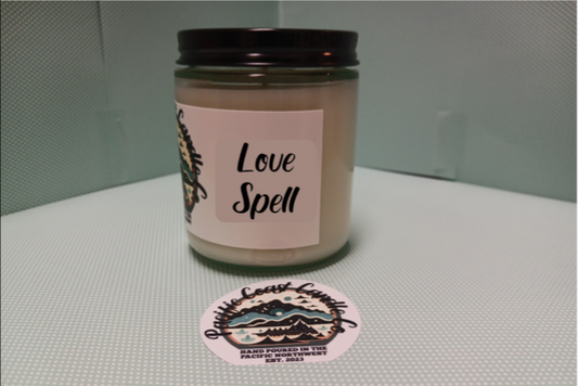 "Love Spell"  Candle