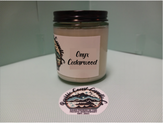 "Onyx Cedarwood" Candle